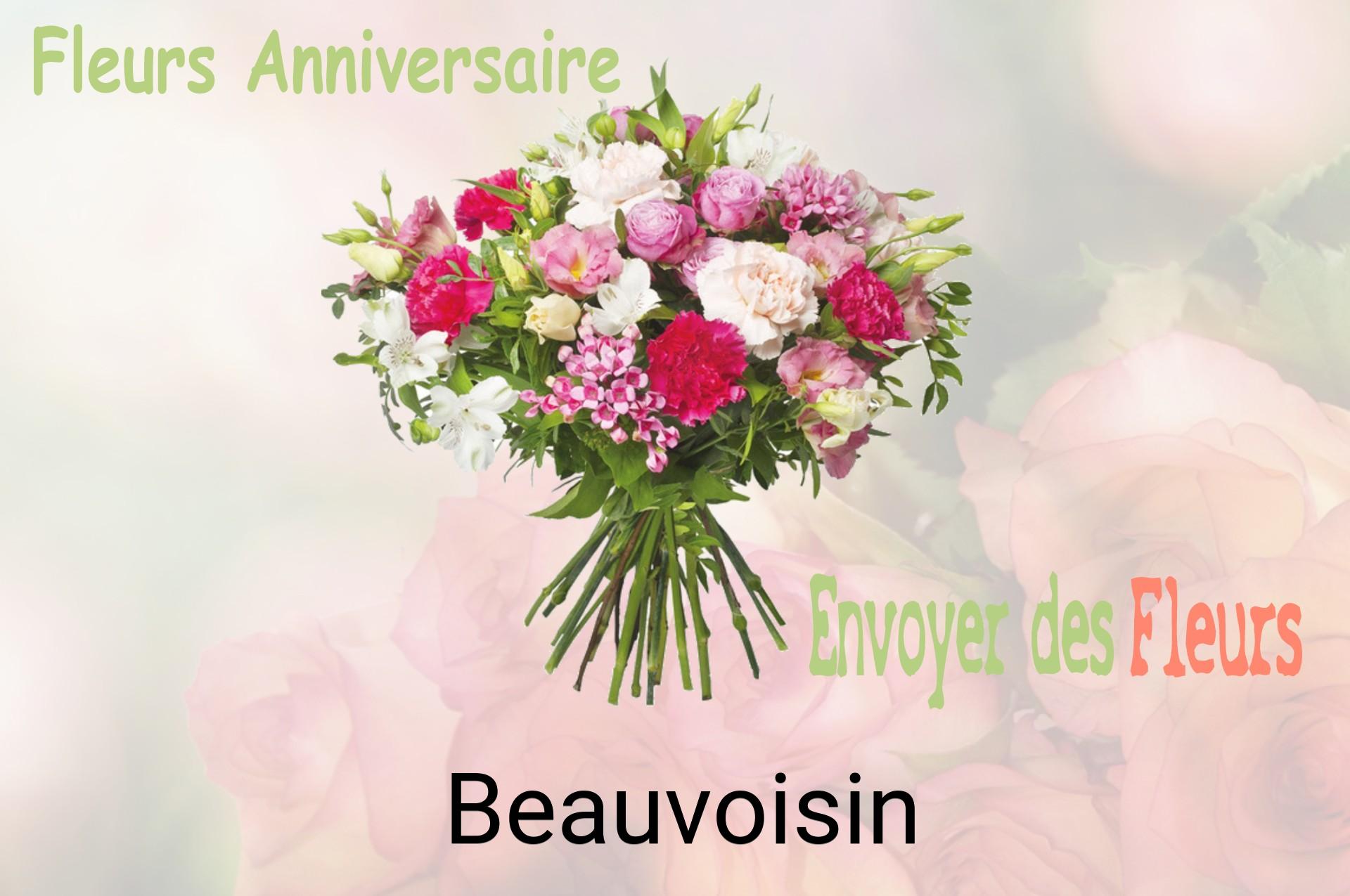 Bouquet de fleurs d’anniversaire livré à Beauvoisin
